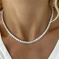 Necklace Idee Preziose dal 1987 Woman in White Gold Diamante 3.96 Ct IP.CK18B/32D - IP.CK18B/32D